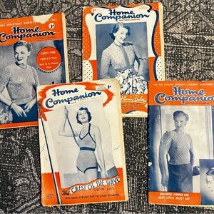 Vintage Home Companion Magazines Set